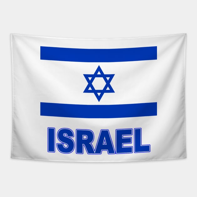 The Pride of Israel - Israeli Flag Design Tapestry by Naves