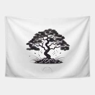 Ancient Bonsai: A Nod to Asian Tradition Tapestry