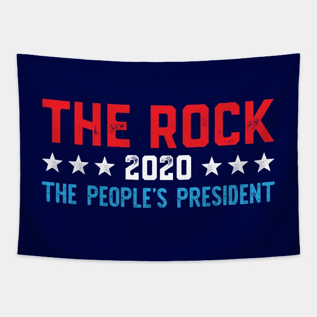 The Rock 2020: The People's President Tapestry by zubiacreative