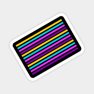 Colored stripes Magnet