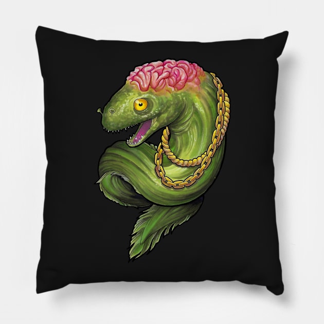 Gangsta Eel Pillow by TimPangburn