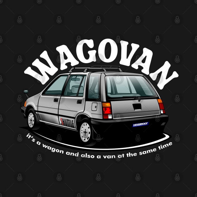 3G CIVIC WONDER WAGOVAN SHUTTLE BLACK by hoodroot