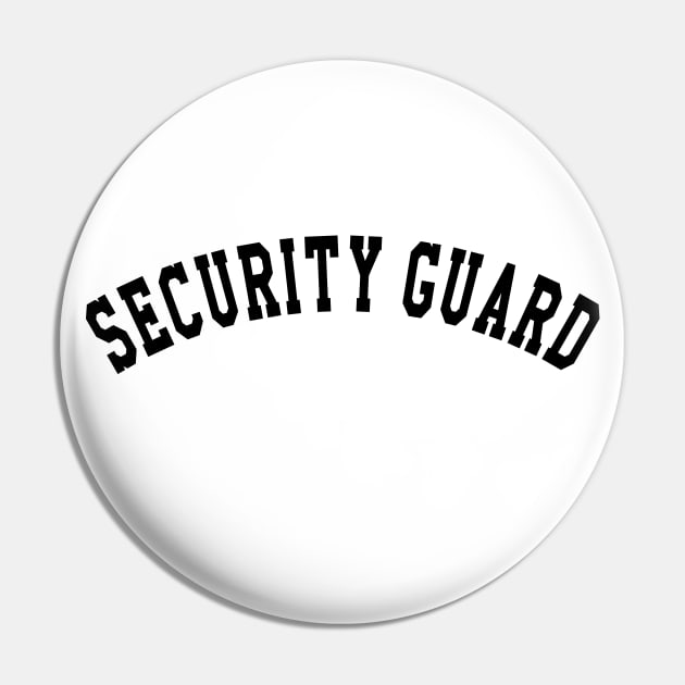 Security Guard Pin by KC Happy Shop