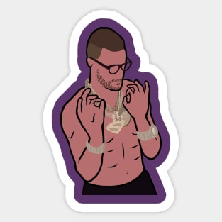 Iced-Out Kirk - Vikings - Sticker