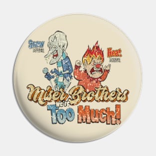 Miser Brothers Cooling & Heating :: Vintage 1974 Pin