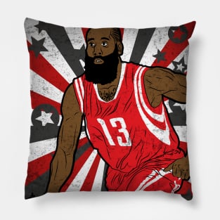 Harden Basketball The Beard Houston 13 Legend Pillow