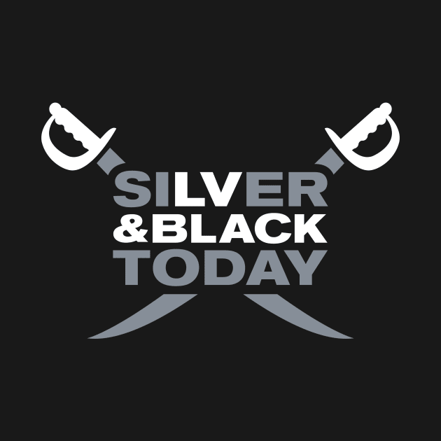 Silver and Black Today T-Shirt - Silver Swords by silverandblacktooday