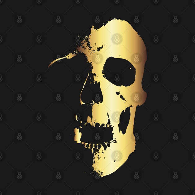 Gold Skull by CJ Ramirez