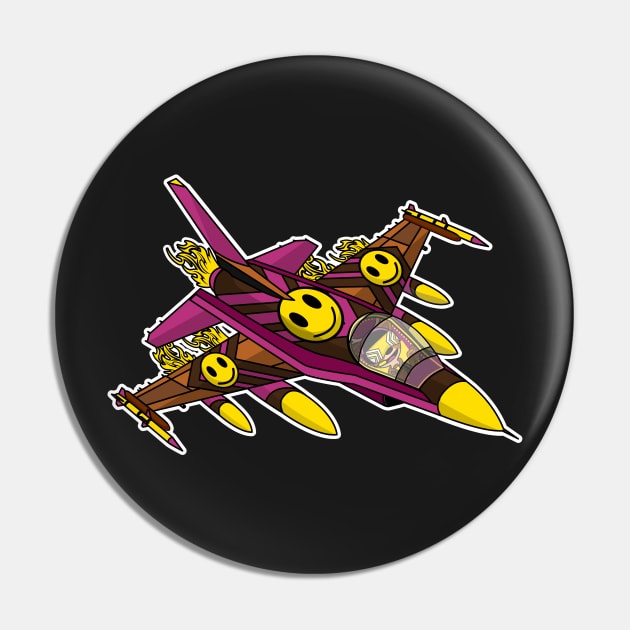 Ecstatica Warplane Pin by MOULE