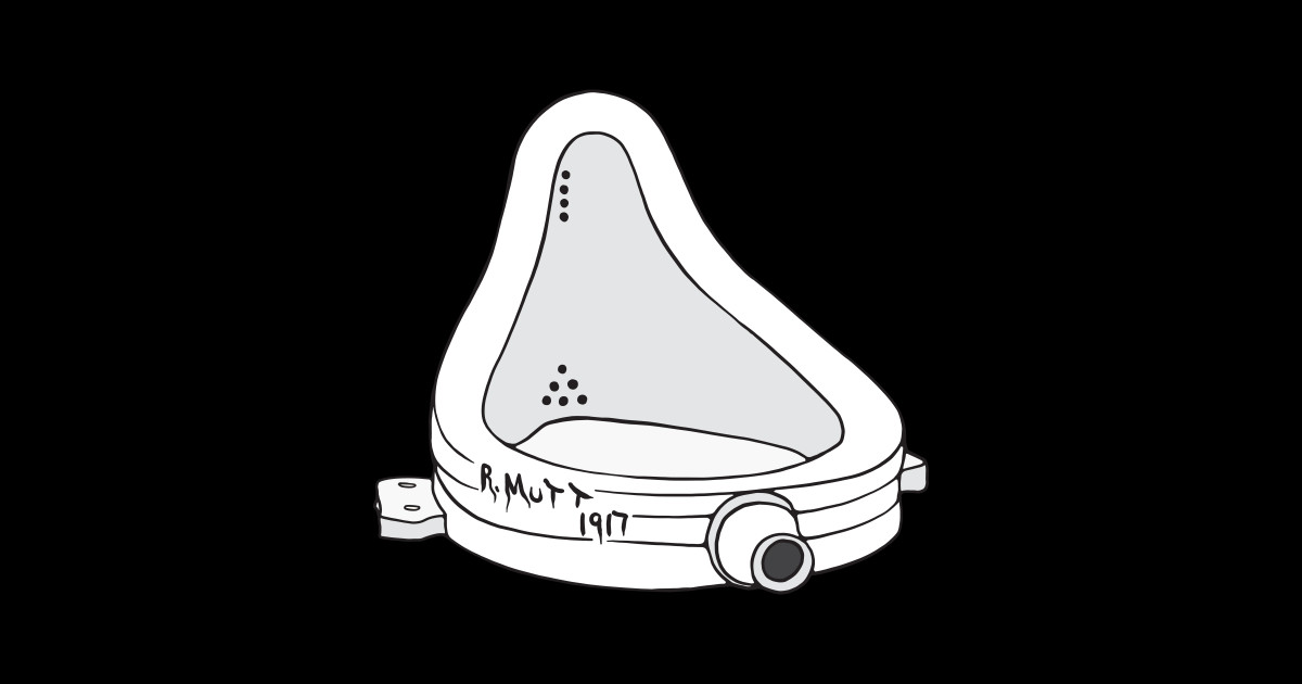 R Mutt 1917, Fountain by Marcel Duchamp - Marcel Duchamp - Magnet ...