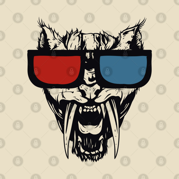 The Beast With 3D Glasses by zuksone