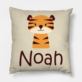 Noah baby sticker Pillow