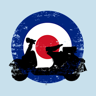 Mod Scooter Target T-Shirt