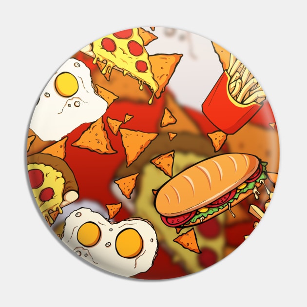 Foodies Pin by BlueLionMane