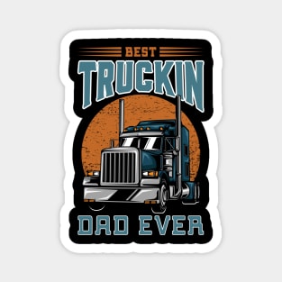 Trucker Dad Design Magnet