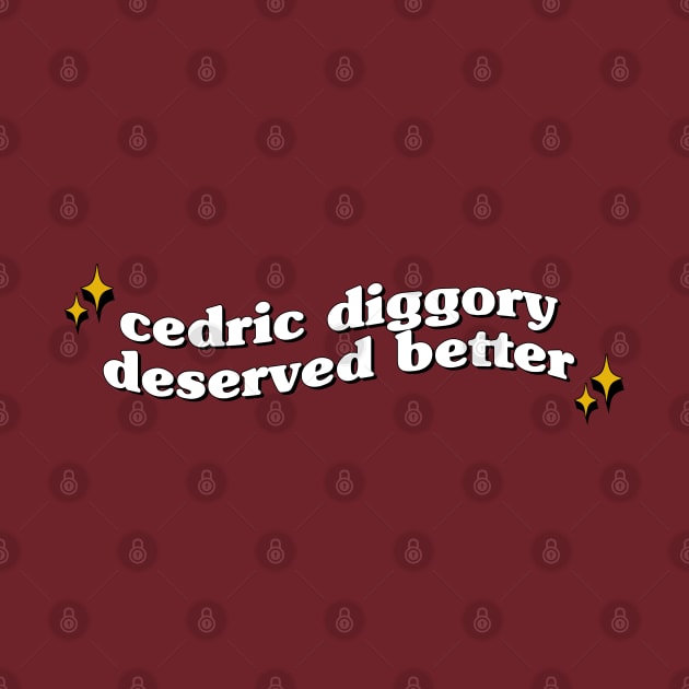 Cedric Diggory deserved better by honeydesigns