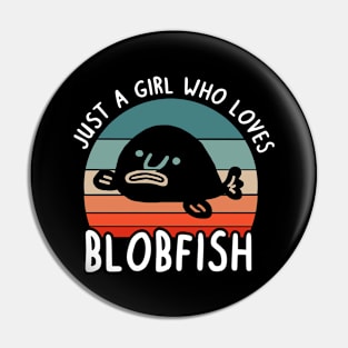 Girl blobfish love underwater pink animal Pin