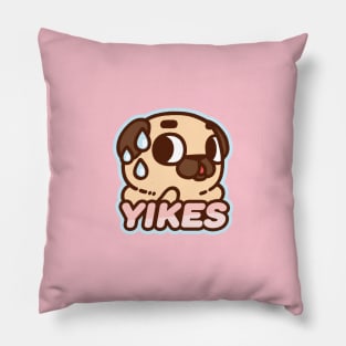 Yikes Puglie Pillow