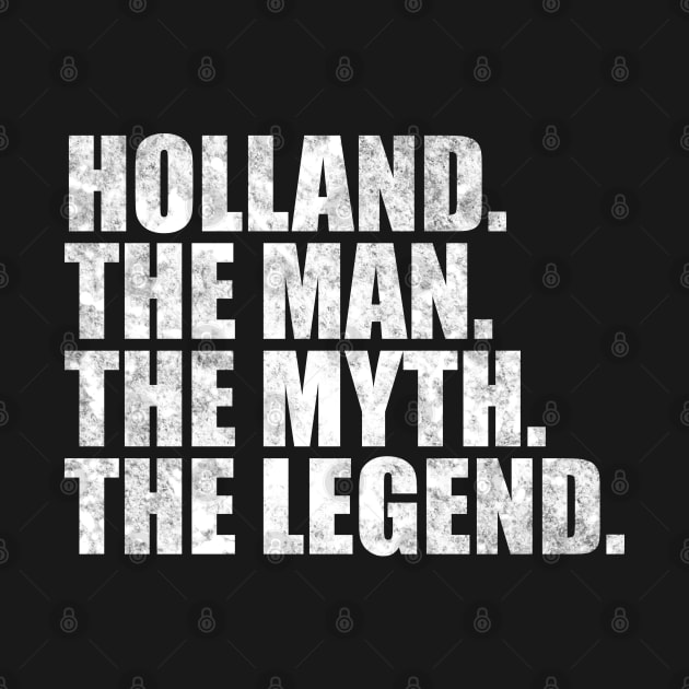 Holland Legend Holland Family name Holland last Name Holland Surname Holland Family Reunion by TeeLogic