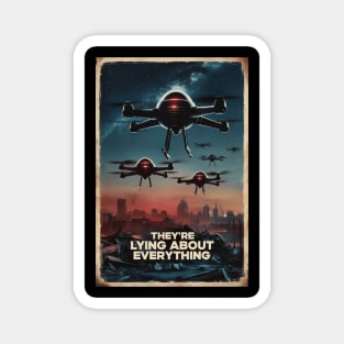 New Jersey Drones UFO Magnet