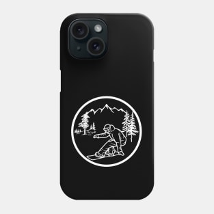 Lispe Snowboard Circle Phone Case