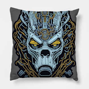 Techno Apes S03 D67 Pillow