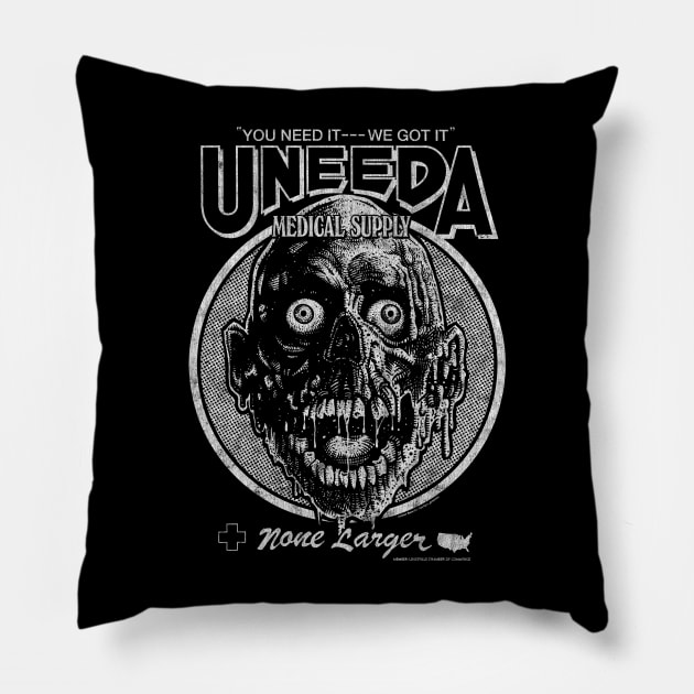 Return Of The Living Dead, DISTRESSED, Tarman, Zombies Pillow by PeligroGraphics