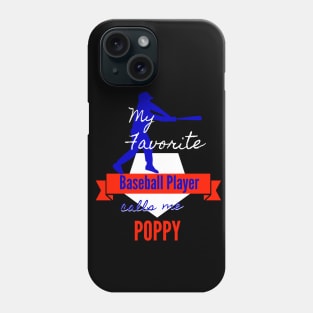 Little League Baseball Gift for Grandfather Phone Case