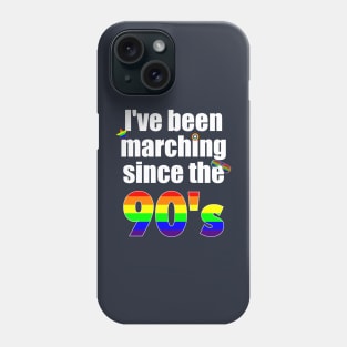 Gay Pride Marching LGBT Nineties Phone Case