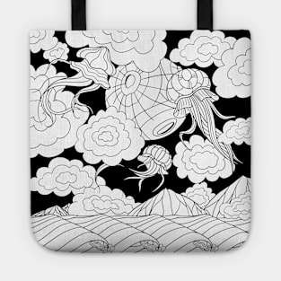 Clouds of Jellyfish Tote