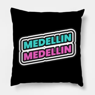 Medellin Colombia Colombian Pillow