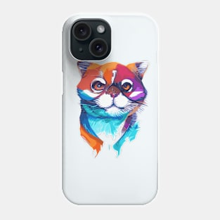 Colorful cat Phone Case