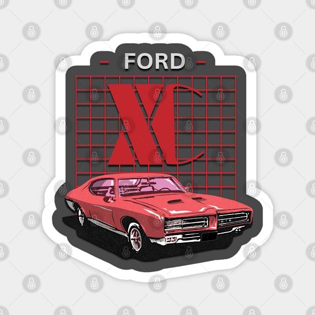 Ford Xc Magnet by TeeText