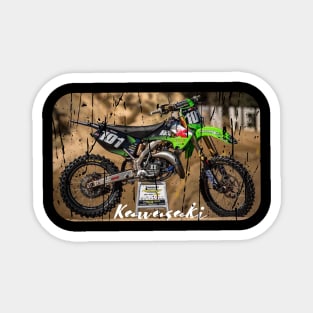 KAWASAKI DIRT BIKE MOTO CROSS Magnet