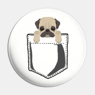 Pocket Pug Hanging Pin