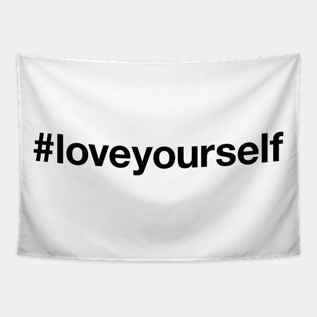 LOVE YOURSELF Tapestry by eyesblau