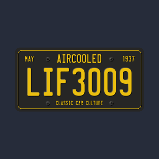 Aircooled Life US License Plate T-Shirt