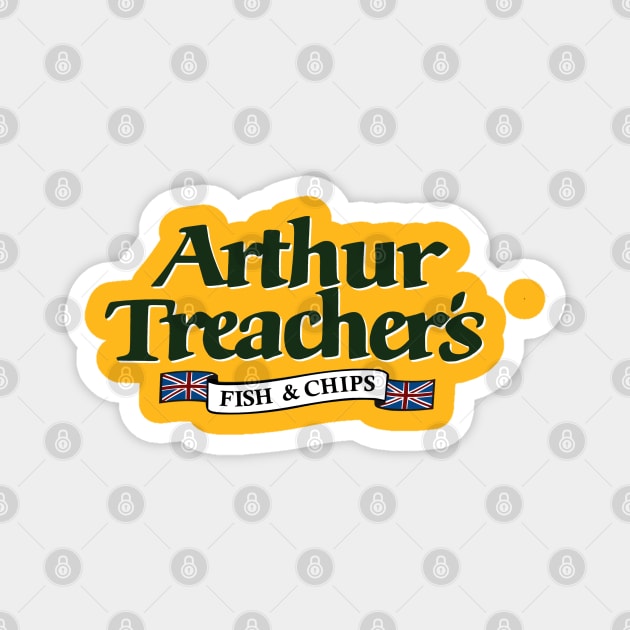 Arthur Treacher's Fish & Chips. Restaurant Magnet by fiercewoman101