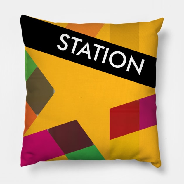 Station Pillow by Elvira Khan