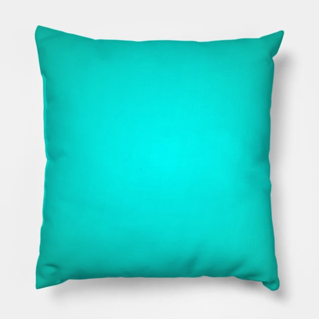 Solid Turquoise Art Pillow by NewburyBoutique