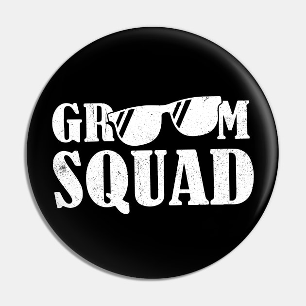 Groom Squad Groomsmen Funny Stag Bachelor Party Pin by LEGO