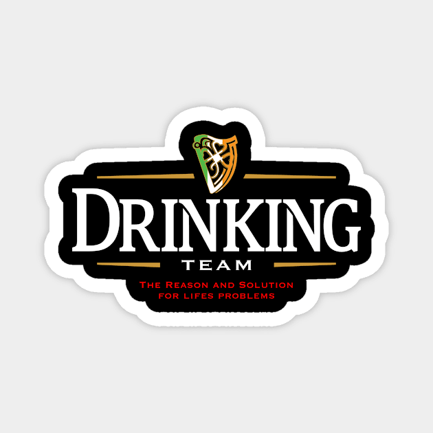 Drinking Team Magnet by pjsignman