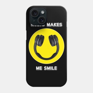 Music makes a Smile Phone Case