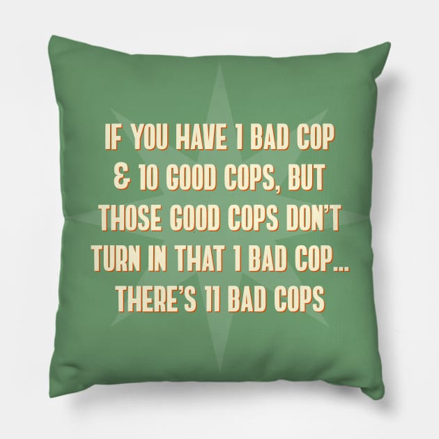 ACAB - No 'Bad Apples' Pillow by Football from the Left