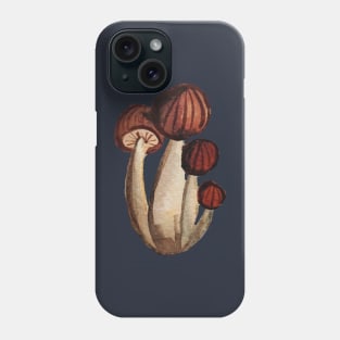 Mushrooms Watercolor Seamless Pattern Phone Case