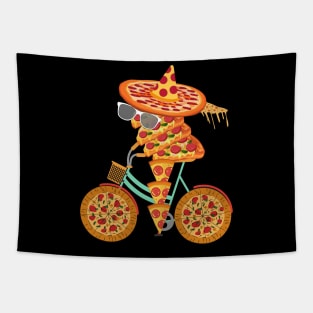 Pizzycle - Pizza Cycle Is Here!! (Dark edition) | Funny Pizza Tapestry