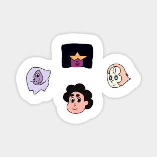 Steven Universe Crystal Gems Magnet