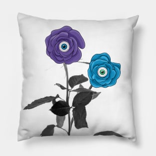 Roses ,always watching Pillow