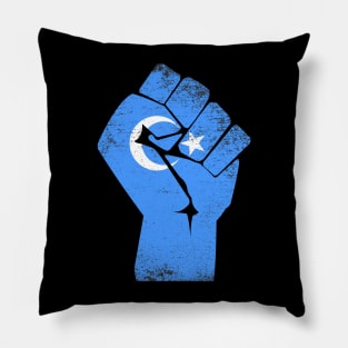 Free Uighurs Pillow