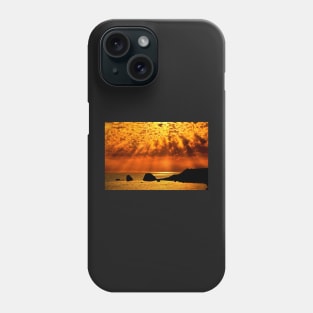 Sunset at Aphrodite's beach Phone Case